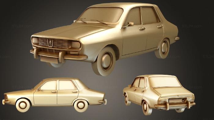Автомобили и транспорт (Renault 12, CARS_3277) 3D модель для ЧПУ станка